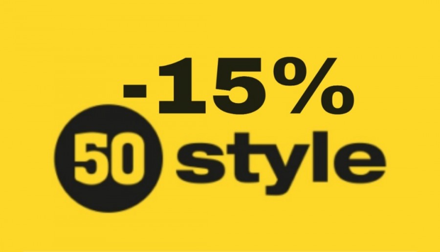 15% zniżki 50style