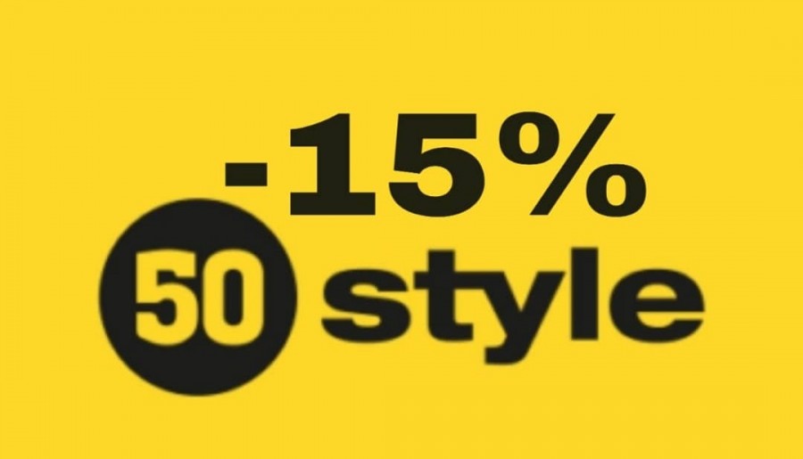 kod 15%zniżki do 50style!