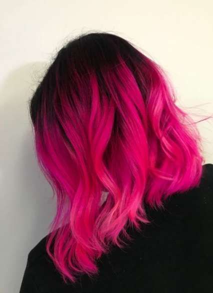 Pomysły na różowe włosy #3