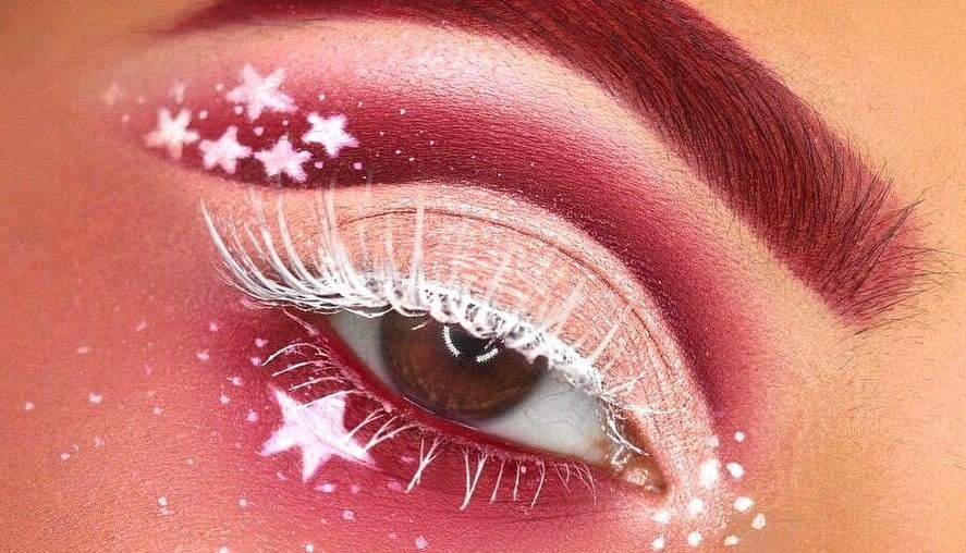 Świąteczne makijaże oka z Pinterest