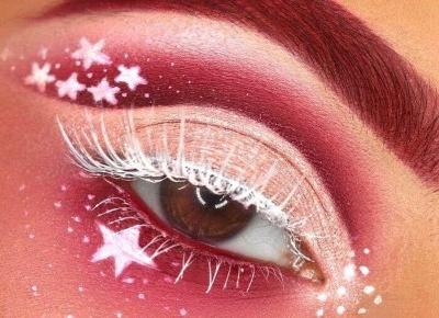 Świąteczne makijaże oka z Pinterest