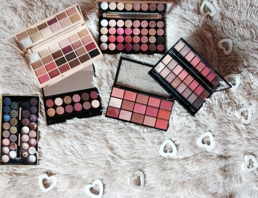 Moje wszystkie paletki!