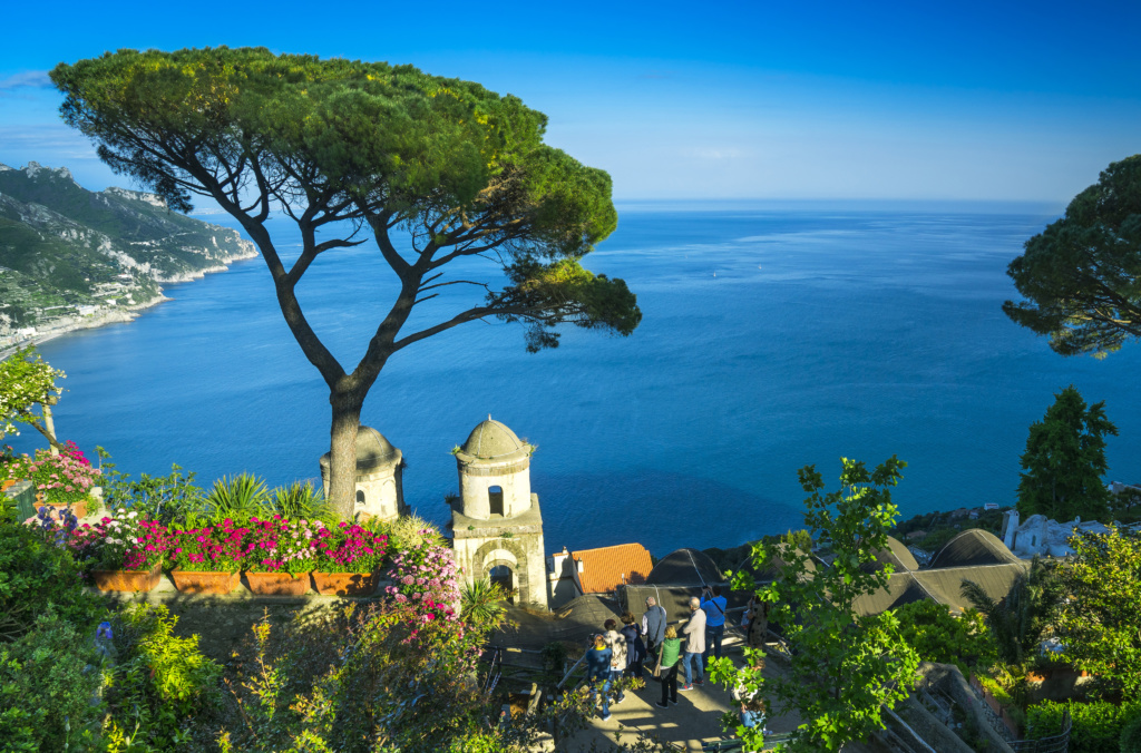 Villa Rufolo w Ravello, czyli kwieciste tarasy wybrzeża Amalfi