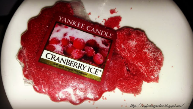 Myfantasyandme: Cranberry Ice, czyli mrożona żurawina w jesiennie dni - Yankee Candle
