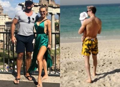 Lewandowscy też polecieli do Dubaju! Z Dodą w jednym samolocie.