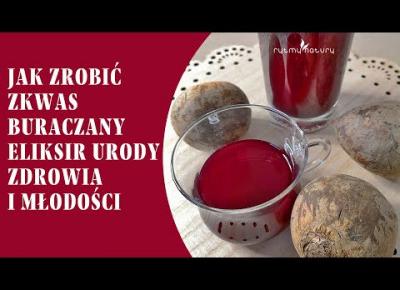 Jak zrobić zakwas buraczany - najlepszy eliksir zdrowia, młodości i urody tylko za parę groszy