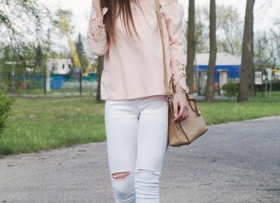 floral pink blouse