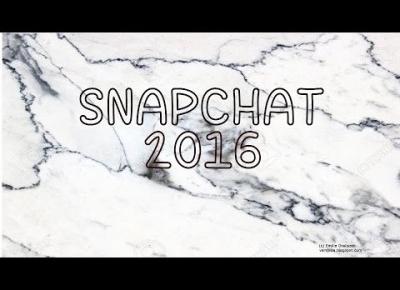 PODSUMOWANIE: SNAPCHAT 2016 | Emilia i Marta