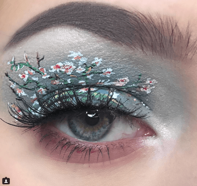  Trompe l'oeil eye make-up