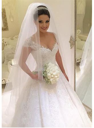 Tulle Lace 2017 Wedding Dress --www.27dress.com