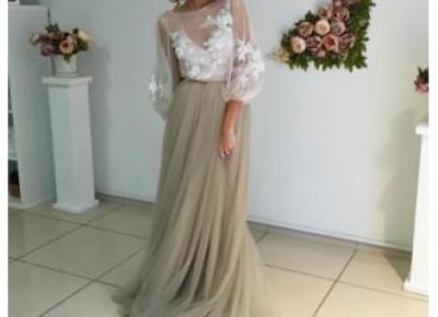 Long Sleeve Tulle Dress--www.27dress.com