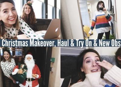 OFFICE CHRISTMAS MAKEOVER, HAUL & TRY ON AND NEW OBSESSION | WEEKLY VLOG