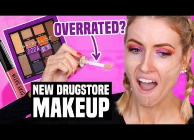 TESTING NEW DRUGSTORE MAKEUP... What Worked & What DIDN'T