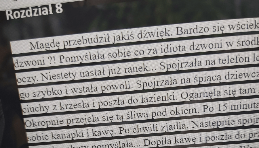 załamany anioł- rozdział 8