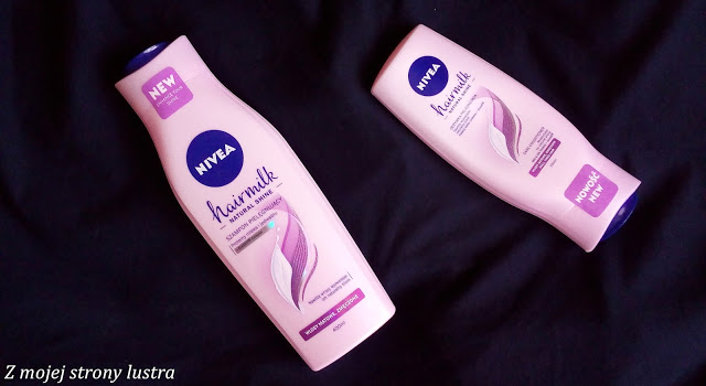 Z mojej strony lustra: NIVEA hairmilk Natural Shine pielÄgnujÄcy szampon i odÅ¼ywka do wÅosÃ³w (d/s)