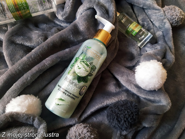 Bielenda Botanical CLAYS pasta do mycia twarzy z zieloną glinką | Z mojej strony lustra - blog kosmetyczny