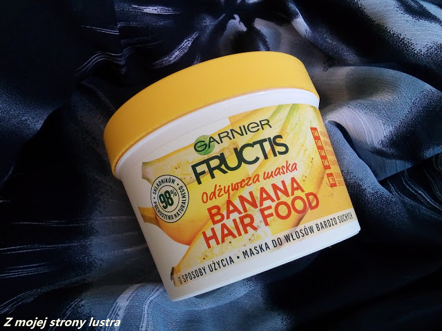 Garnier Fructis Banana Hair Food odżywcza maska do włosów | Z mojej strony lustra - blog kosmetyczny