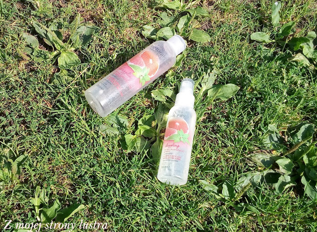 Avon naturals żel pod prysznic i pachnąca mgiełka (różowy grejpfrut i mięta) | Z mojej strony lustra - blog kosmetyczny