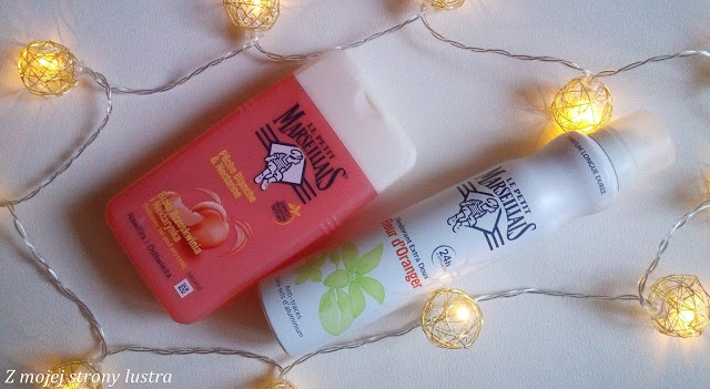 Le Petit Marseiliais: Delikatny żel pod prysznic biała brzoskwinia & nektarynka i delikatny dezodorant kwiat pomarańczy | Z mojej strony lustra - blog kosmetyczny