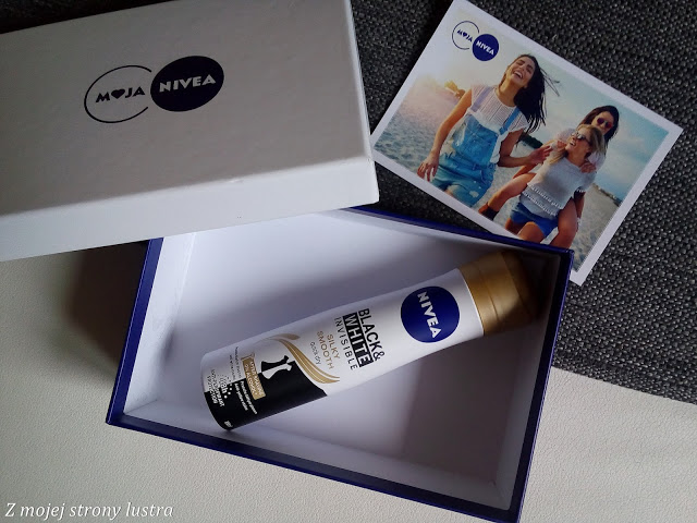 NIVEA Antyperspirant w sprayu Black&White Invisible | Z mojej strony lustra - blog kosmetyczny