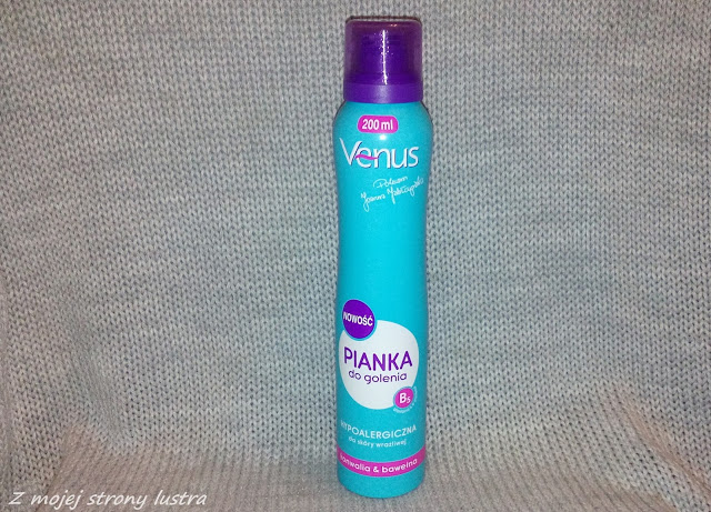 Venus: hypoalergiczna pianka do golenia do skóry wrażliwej konwalia&bawe;łna | Z mojej strony lustra - blog kosmetyczny