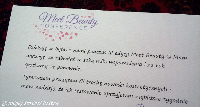 Z mojej strony lustra: Upominki z Meet Beauty III - część II