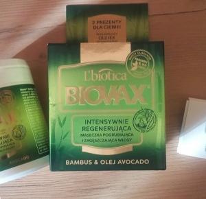 Z mojej strony lustra: L'biotica Biovax: Intensywnie regenerująca maseczka pogrubiająca i zagęszczająca włosy bambus
