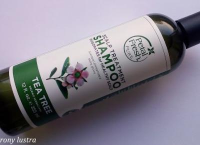 Petal Fresh szampon pielęgnujący skórę głowy Tea Tree | Z mojej strony lustra - blog kosmetyczny
