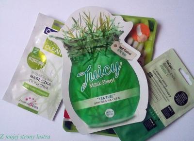 Z mojej strony lustra: Holika Holika Tea Trea Juicy oczyszczająco-ściągająca maseczka do twarzy