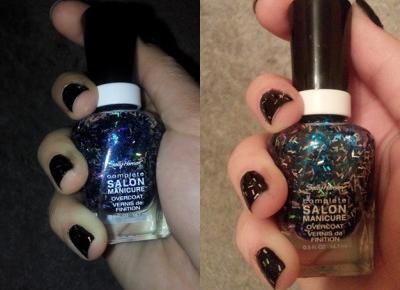 Krótko o lakierze do paznokci Sally Hansen 610 Over the Rainblue | Z mojej strony lustra - blog kosmetyczny