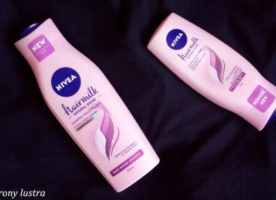 NIVEA hairmilk Natural Shine pielęgnujący szampon i odżywka do włosów (d/s) | Z mojej strony lustra - blog kosmetyczny