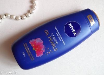 Z mojej strony lustra: Nivea żel pod prysznic Oil Pearls Cherry Blossom