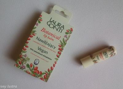 Z mojej strony lustra: NawilÅ¼ajÄcy balsam do ust z ekstraktem z owocÃ³w Goji i Aloe Vera Botanical Vegan od Laura Conti