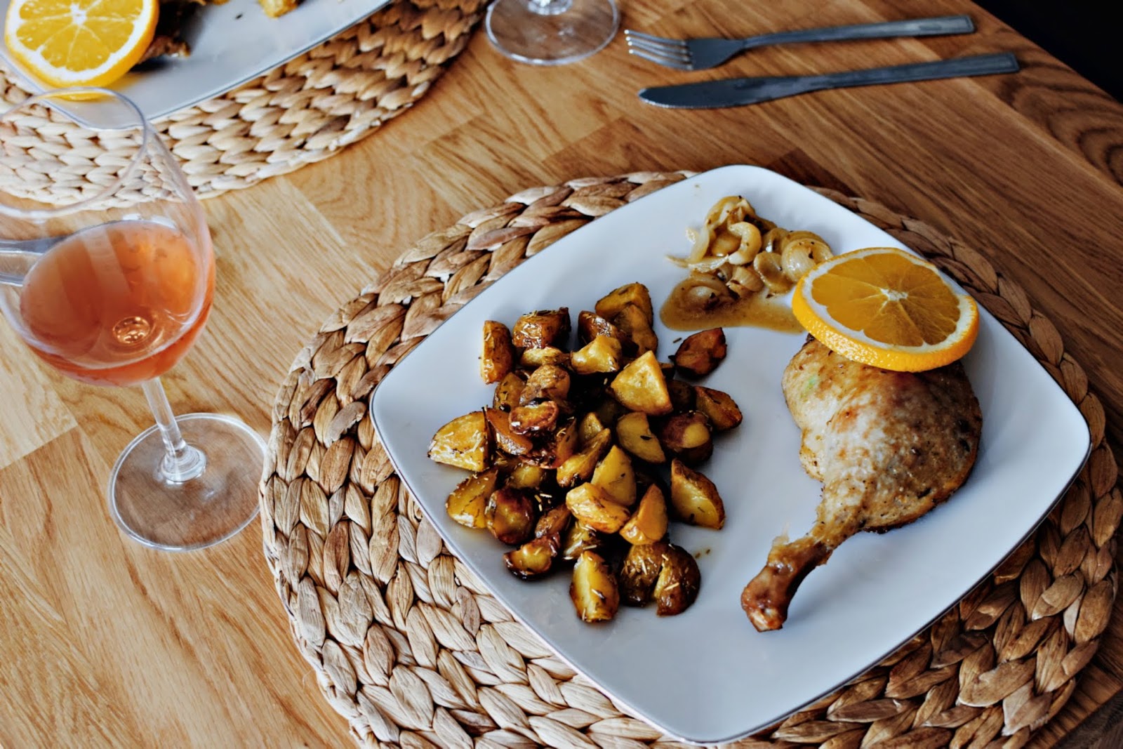 Kacze udka w pomarańczach  - Związek na patelni