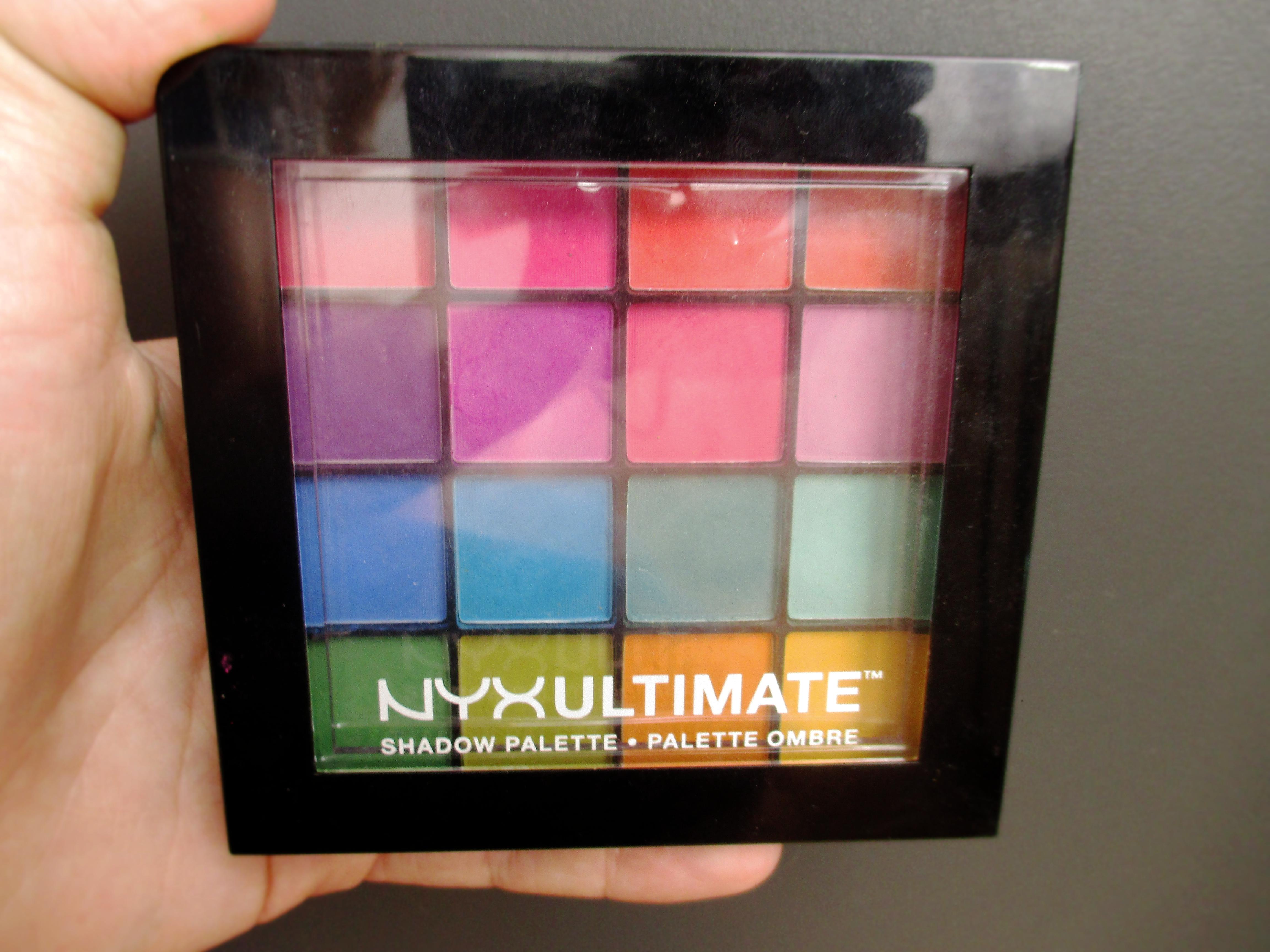 Kolory tęczy z NYX Ultimate Shadow Palette