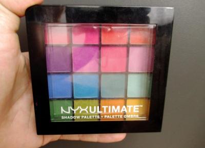 Kolory tęczy z NYX Ultimate Shadow Palette