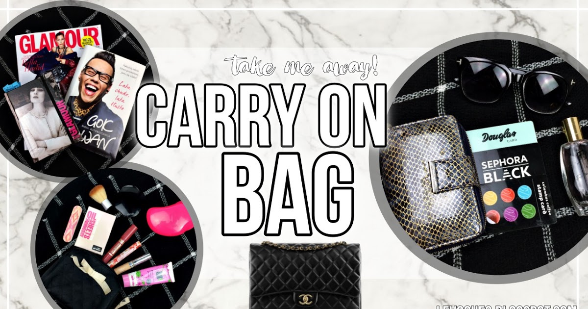 LEVOGUES: TAKE ME AWAY|WHAT IS IN MY CARRY ON BAG?