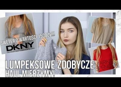 SWETER ZA 1500ZŁ! LUMPEKSOWE ZDOBYCZE-HAUL MIERZYMY!