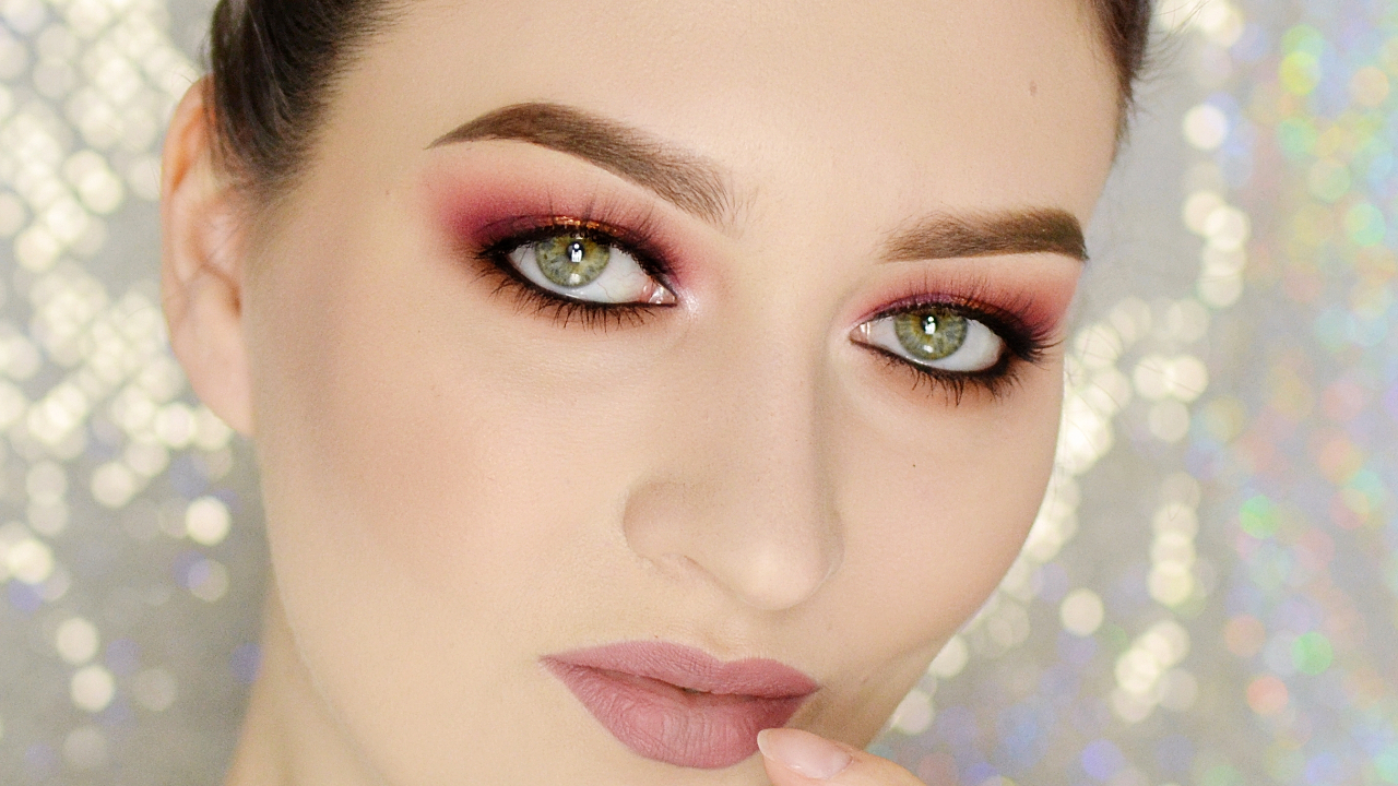 MAKIJAŻ NA WIECZÓR W CIEPŁYCH TONACH | #TUTORIAL | Agata Welpa MakeUp Blog Beauty- najbardziej kolorowy blog o makijażu.