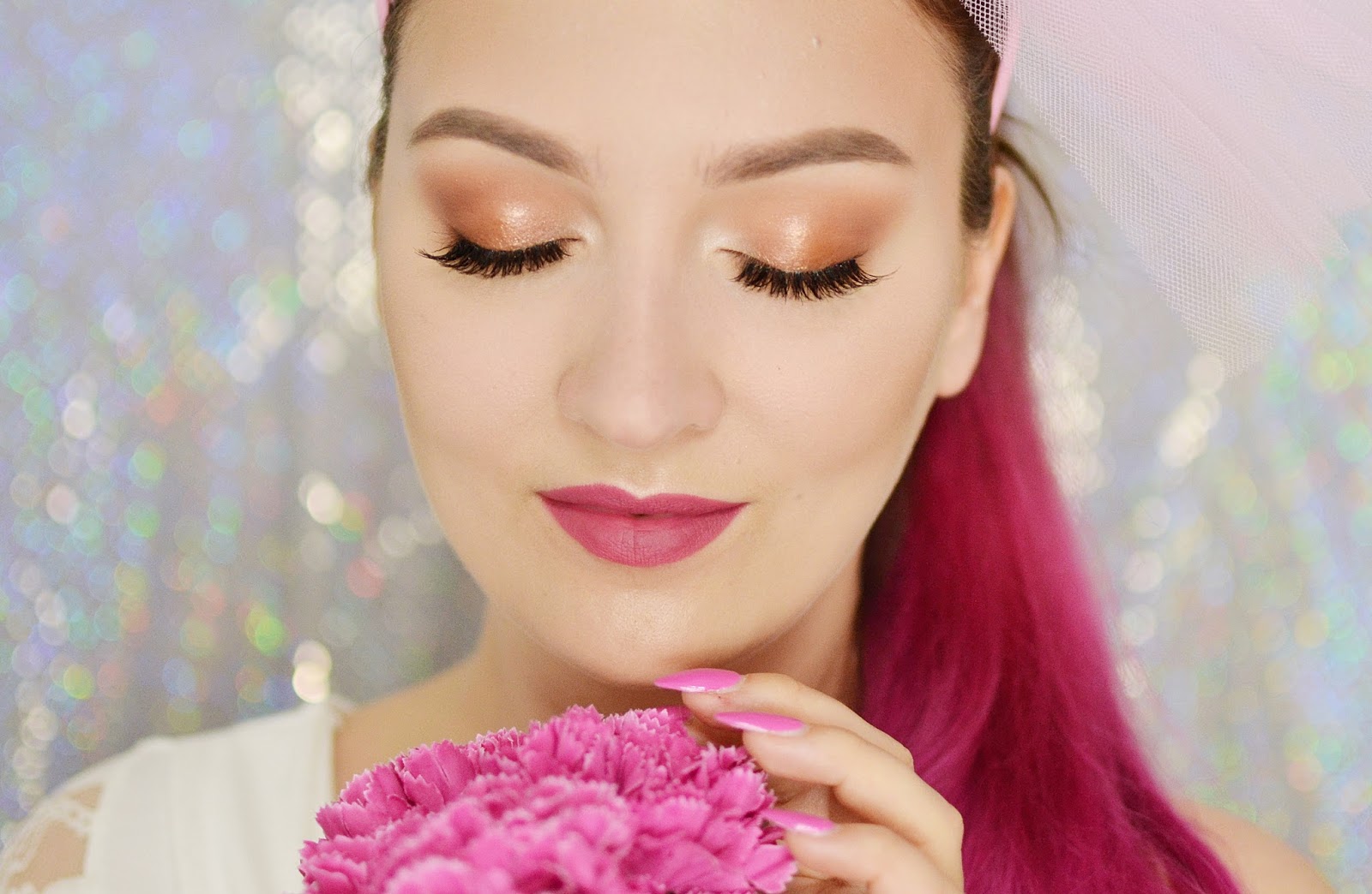 MAKIJAŻ ŚLUBNY CIENIAMI MAKEUP GEEK | #TUTORIAL | Agata Welpa MakeUp blog beauty