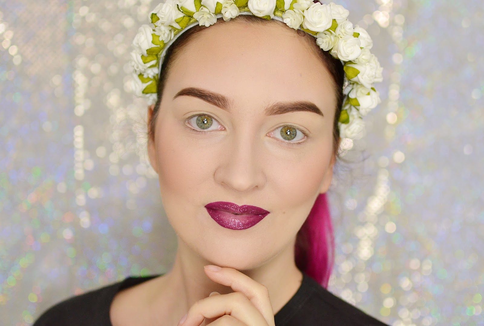ROZŚWIETLONA CERA I BROKATOWE USTA Z EFEKTEM OMBRE | #TUTORIAL | Agata Welpa MakeUp Blog Beauty- najbardziej kolorowy blog o makijażu.