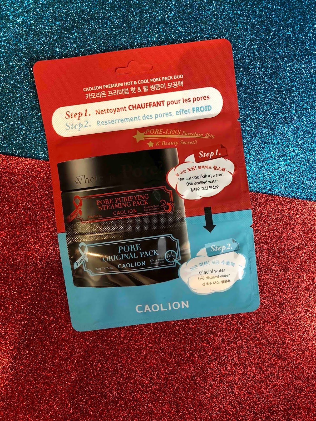 Jak zmniejszyć widoczność rozszerzonych porów: CAOLION Premium Hot&Cool Pore Pack Duo