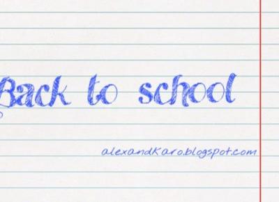 BACK TO SCHOOL || aplikacje