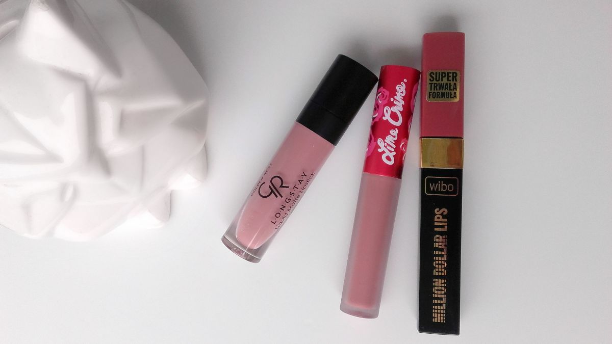 Pomadki matowe - Golden Rose, Lime Crime oraz Wibo  - Olandia