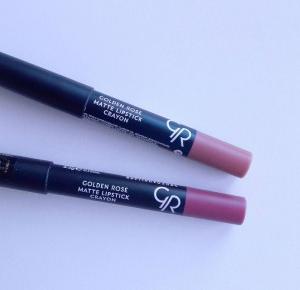 Matowe pomadki  w kredce Golden Rose Matte Lipstick Crayon  - Olandia