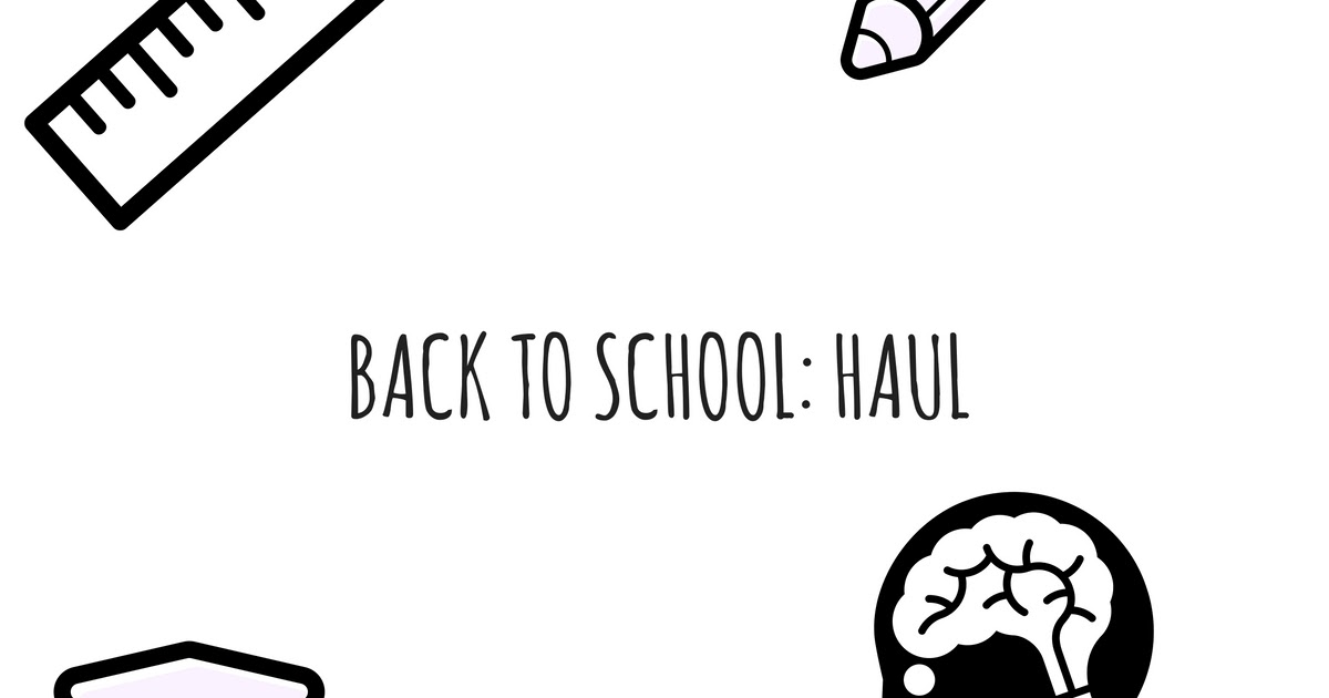 Back to school: HAUL! | Alice in wonderland