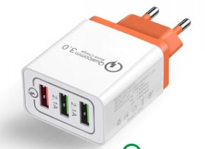 Ładowarka do telefonu 3xUSB QuickCharge 3.0