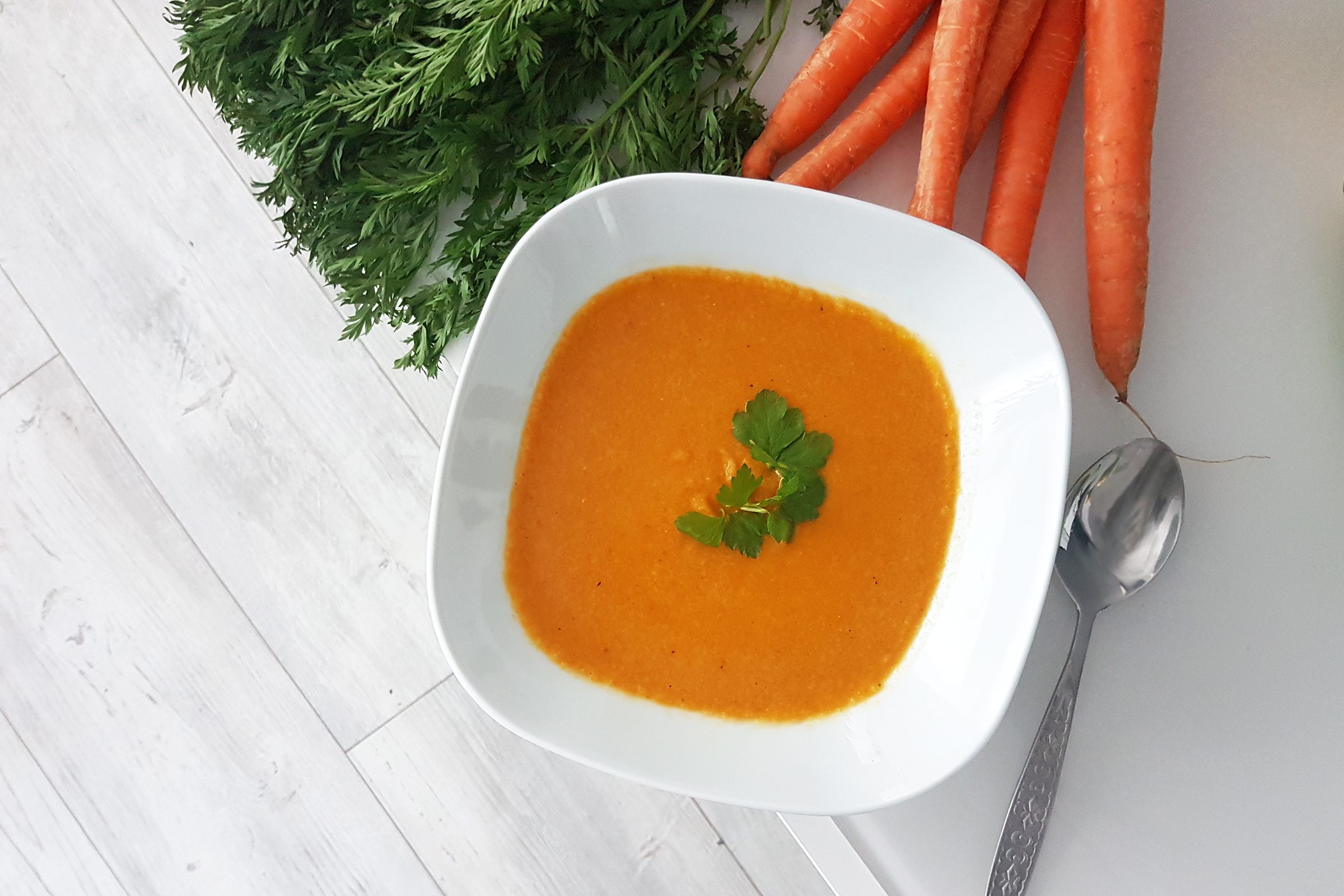 Smaczny i zdrowy obiad dla dzieci - zupa krem marchewkowy! 