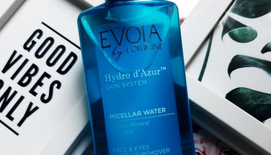 Evoia by Lorigine - Hydro d'Azur, Micelar Water, Płyn micelarny do twarzy i oczu, Active Mineral Therapy.