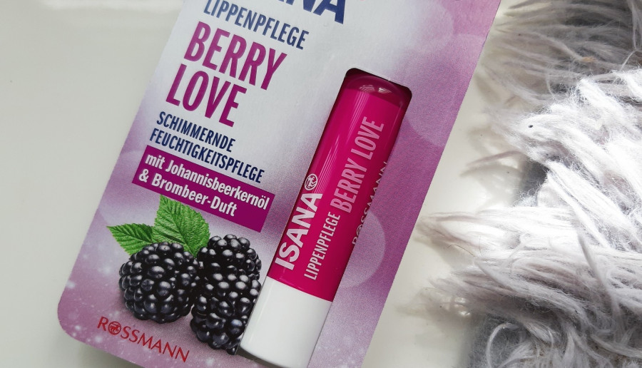 Isana - Pomadka ochronna do ust, Berry Love.